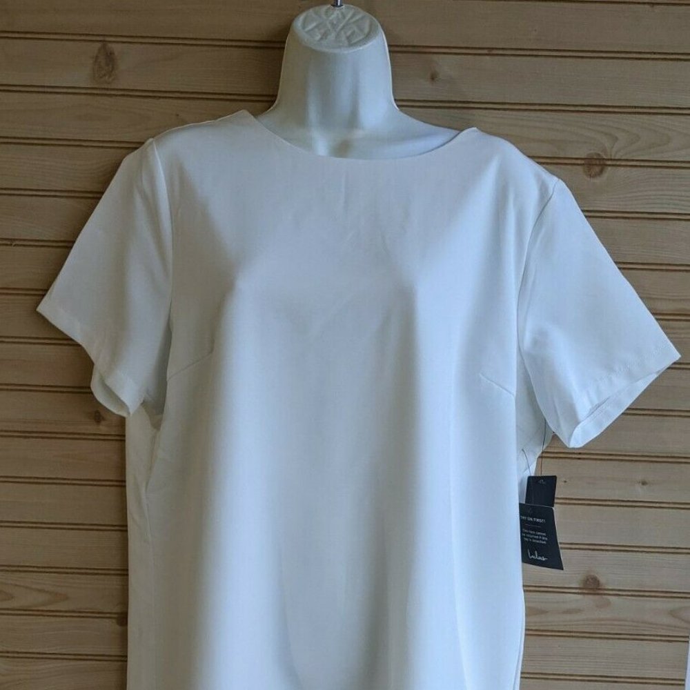 NWT Lulu's White Shift Dress Size XL BRAND NEW